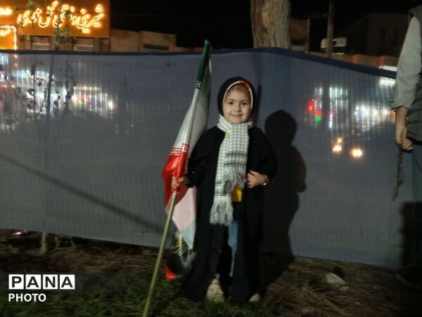 حضور مردم نمایشی از اتحادوهمبستگی دربلوار جمهوری نیشابور