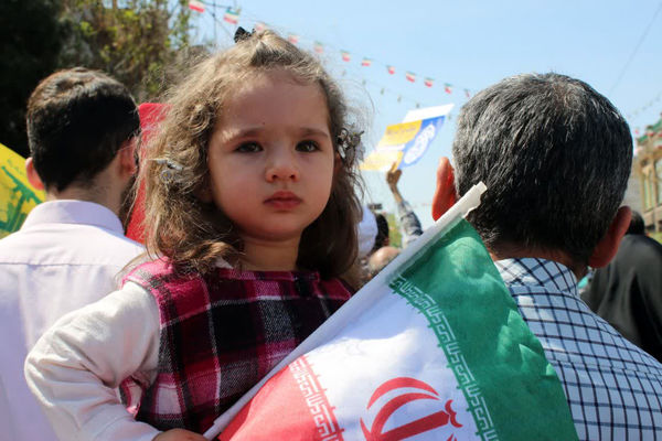 اعلام همبستگی مردم قم با فلسطین در راهپیمایی روز جهانی قدس