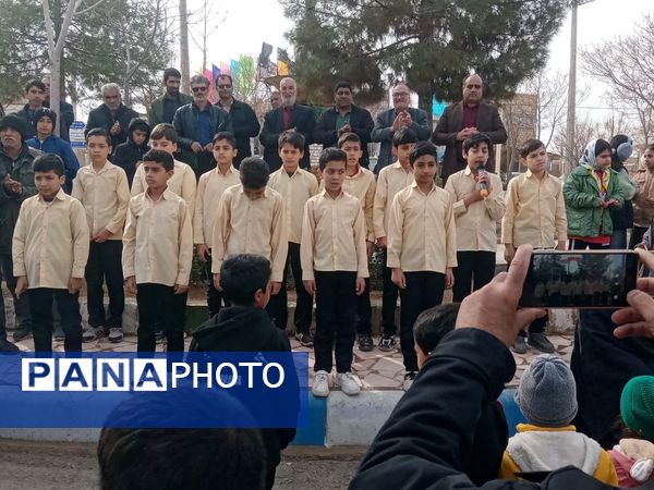 جشن ولادت حضرت مهدی (عج) در روستای فدافن