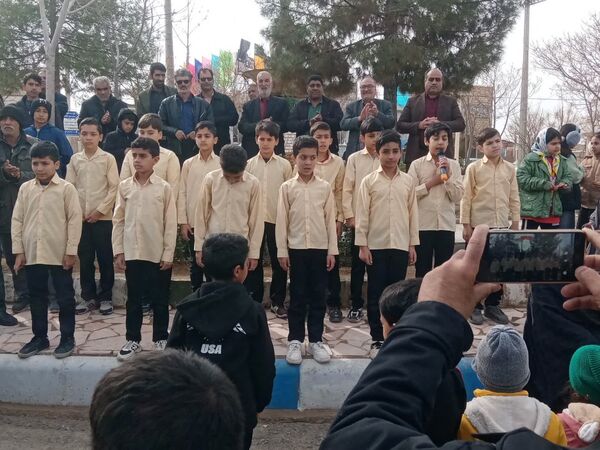 جشن ولادت حضرت مهدی (عج) در روستای فدافن