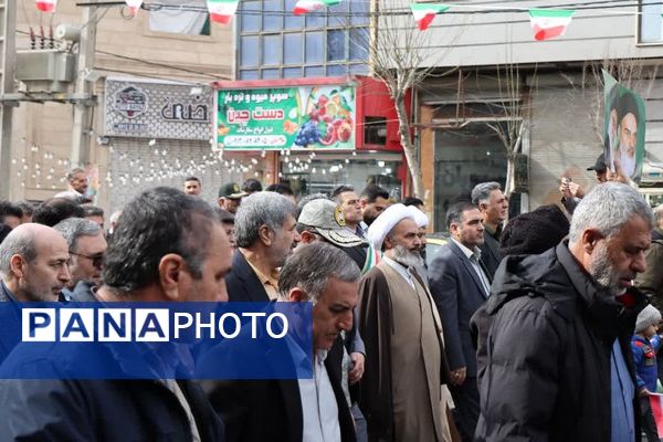 حماسه حضور مردم غیور باقرشهر و کهریزک در راهپیمایی ۲۲بهمن