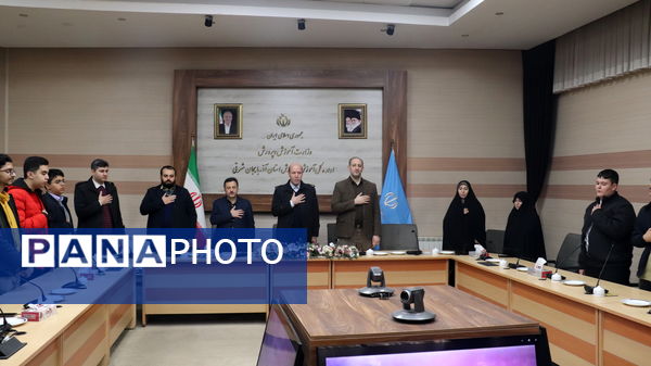 مراسم بدرقه کاروان عمره دانش‌آموزی آذربایجان شرقی