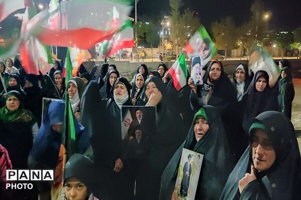 هم صدایی مردم شهر بار در حمایت از آرمان ها 