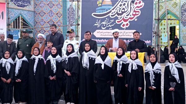 تجمع باشکوه مردم آشخانه در محکومیت اسرائیل و ترور شهید سیدحسن نصرالله 