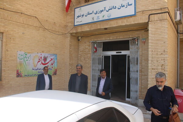 جلسه هم‌اندیشی و بازدید معاون پرورشی و فرهنگی آموزش و پرورش استان بوشهر از سازمان دانش‌آموزی بوشهر