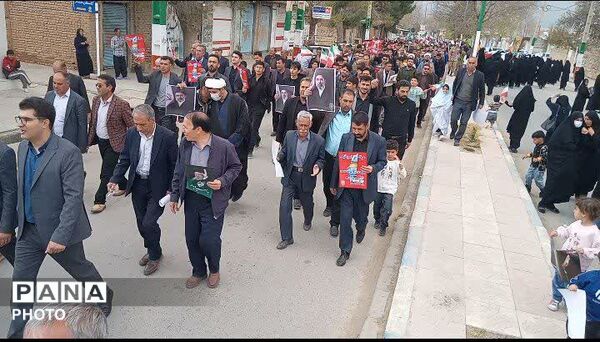 حماسه مردم بیدار کوهنانی در روز قدس