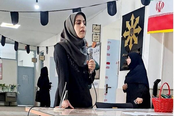 جلسه معارفه و ورود دانش آموزان پایه هفتم به دبیرستان فرزانگان شهر قدس 