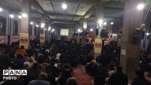 مراسم شب ۲۳ ماه رمضان در مسجد جامع نیشابور 