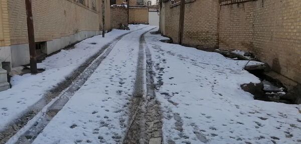 سفیدپوش شدن روستاهای یزد به روایت تصویر
