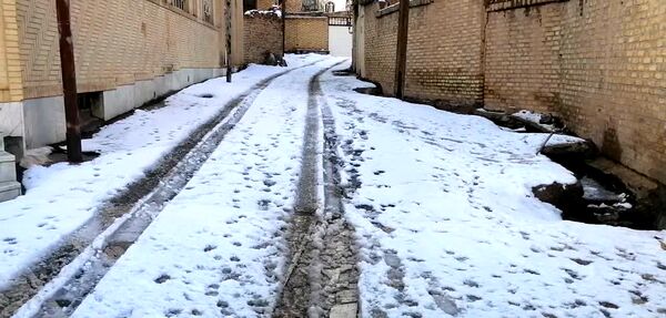 سفیدپوش شدن روستاهای یزد به روایت تصویر