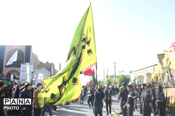 امامزاده جعفر یزد میزبان دسته عزای عزادارن شهادت امام صادق (ع)