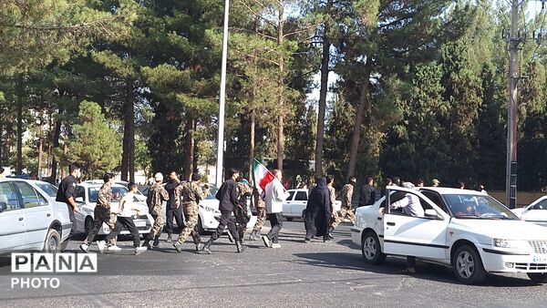 رزمایش جانفدا شهرستان بیرجند