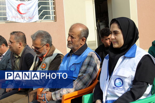 مانور سراسری زلزله و ایمنی مدارس در گلوگاه