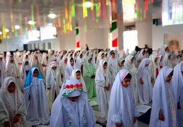 جشن تکلیف دانش‌آموزان دختر شهرستان باشت 
