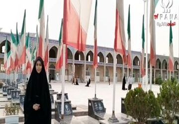 حرکت دسته عزای دختران حاج قاسم راوند کاشان در سومین روز از محرم‌الحرام