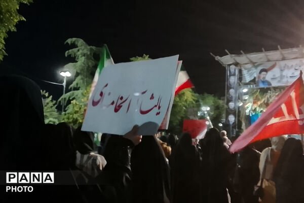 حضور غیور مردمان فردوسیه، در صدمین شب اجتماعات