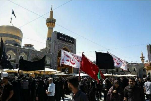 راهپیمایی جاماندگان اربعین حسینی در مشهد