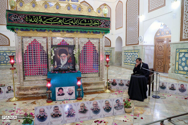 مراسم جزخوانی قرآن کریم در آستان مقدس امامزاده نرمی - اصفهان