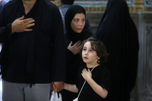 عزاداری شهادت دختر سه ساله امام حسین(ع) در قم