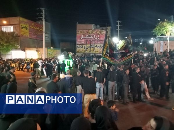 مراسم شب عاشورا در شهر تیتکانلو