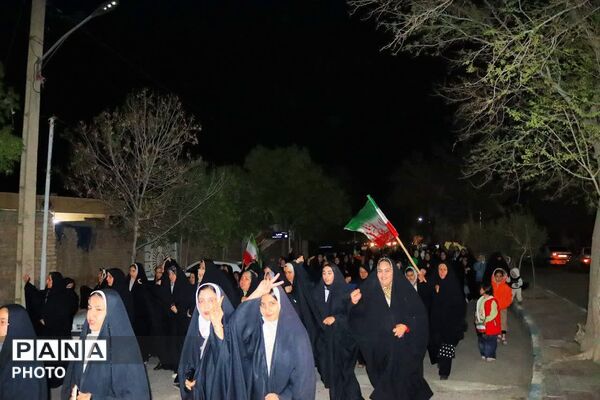 شور انقلابی مردم روستای باقرآباد قم