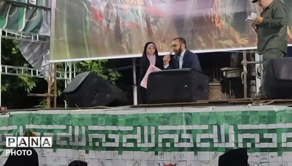 شکوه پرشور مردم در میدان خراسان در عید بزرگ غدیر