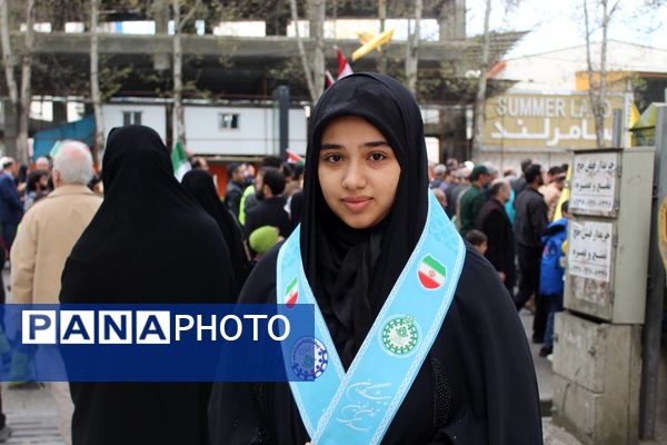 حضور مردم آمل در راهپیمایی روز قدس