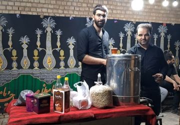 برپایی موکب‌های پذیرایی در ایام محرم در شهرستان زارچ 