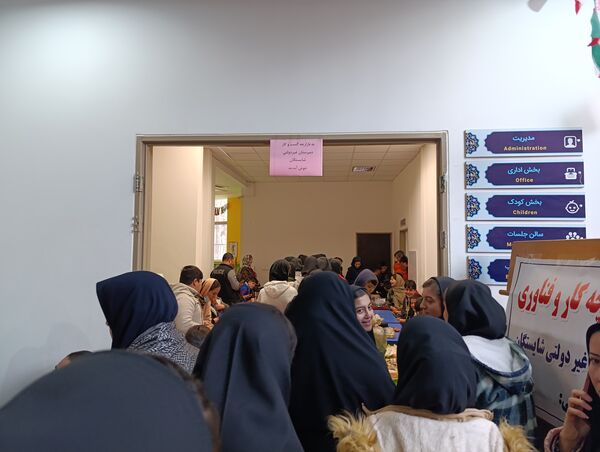 برپایی بازارچه کار و فناوری دبیرستان غیر دولتی شایستگان آشخانه 