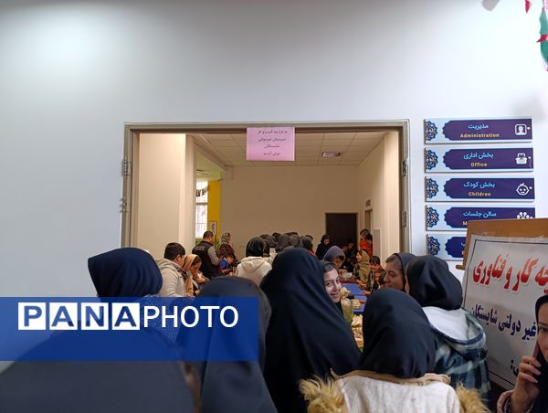 برپایی بازارچه کار و فناوری دبیرستان غیر دولتی شایستگان آشخانه 