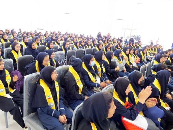 اردوی تمشک دختران بجنورد در اردوگاه شهید چمران 