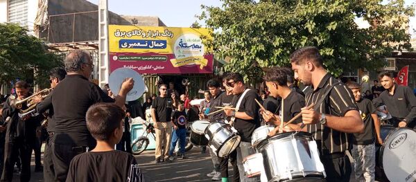 مراسم دسته بنی اسد در کاشمر