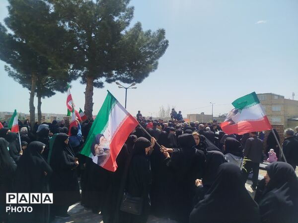 تشییع پیکر پاک شهید بشنیجی در محمدشهر کرج