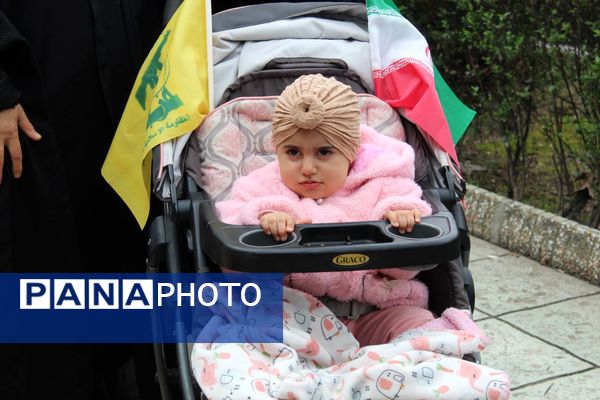 حضور مردم آمل در راهپیمایی روز قدس