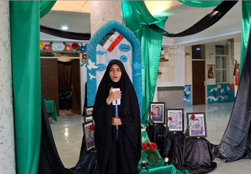 سالروز شهادت شهید خدمت و همراهان در کانون سمیه ناحیه ۴شیراز 