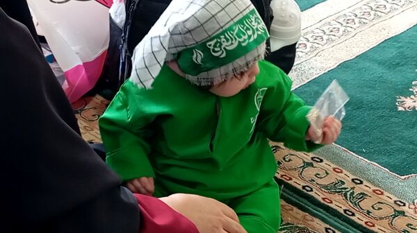 سربازان کوچک امام زمان در همایش شیرخوارگان حسینی شهرستان بن