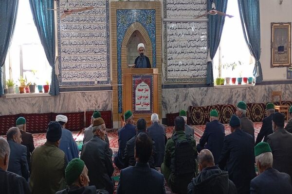 اقامه نماز جمعه در آخرین هفته ماه مبارک شعبان شهر بار نیشابور 