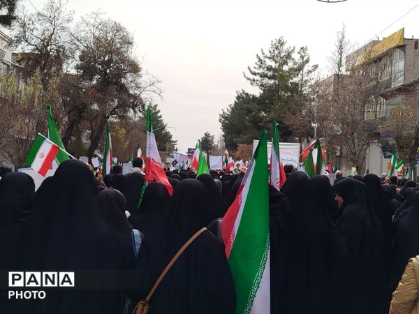 حماسه سازی مردم مقتدر و ولایتمدار شهرستان نیشابور در راهپیمایی روز قدس