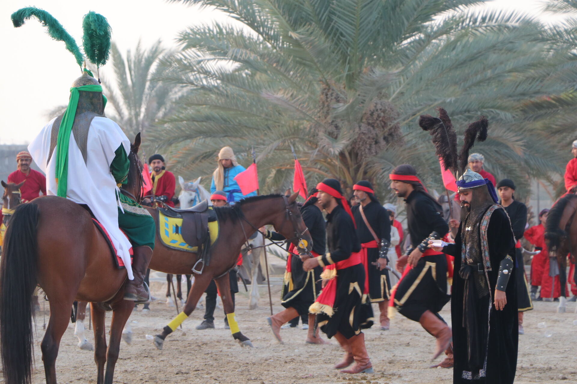بازآفرینی نوجوان کربلا زیر آسمان لامرد