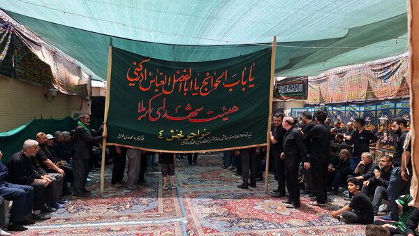 مراسم عاشورای حسینی در انگورستان ملک اصفهان