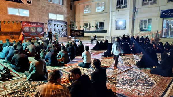  عزاداری هیئت اجتماع حسینی در ناحیه 7 مشهد
