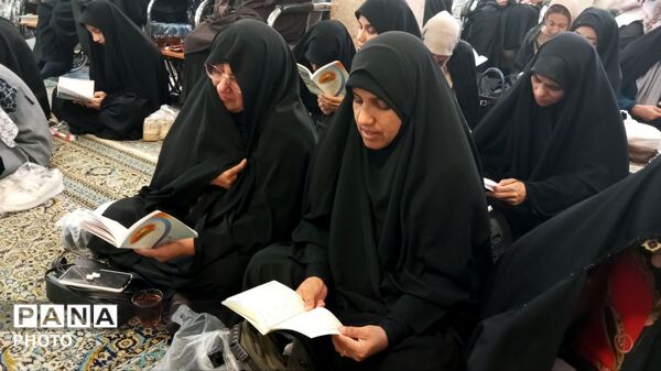 قرائت دعای عرفه در مهدیه نیشابور-۱