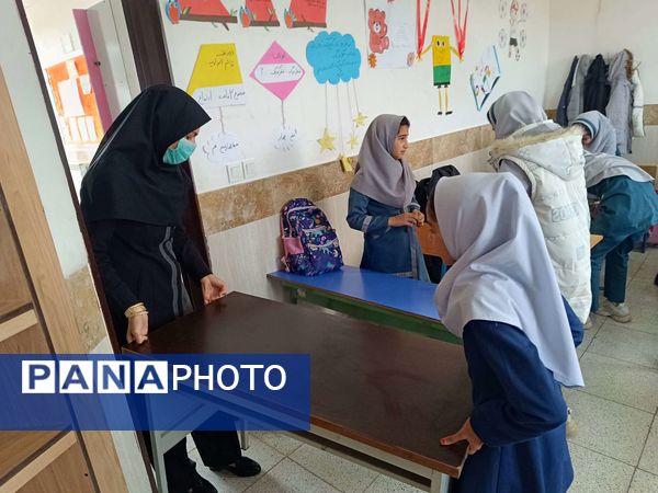 خانه تکانی آموزشگاه زهرا عبدالهیان به مناسبت فرارسیدن عید نوروز 