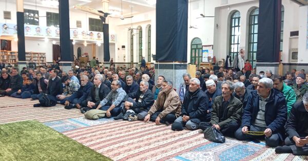 مراسم وفات ام الشهدا حضرت ام‌البنین در مسجد قدس نیشابور 