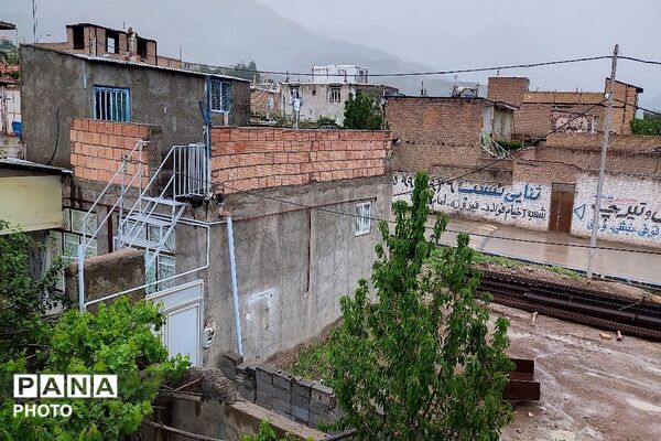 باران بهشتی، رنگین کمان زیبا و نسیم باطراوت بهاری هدیه اردیبهشت ماه در شهر بار