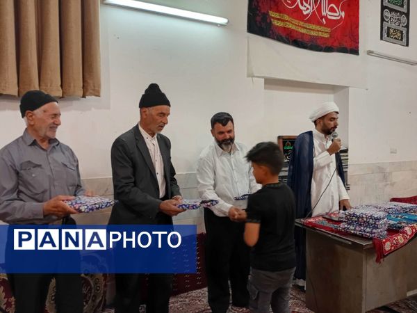 تقدیر از دانش‌آموزان فعال روستای نقاب