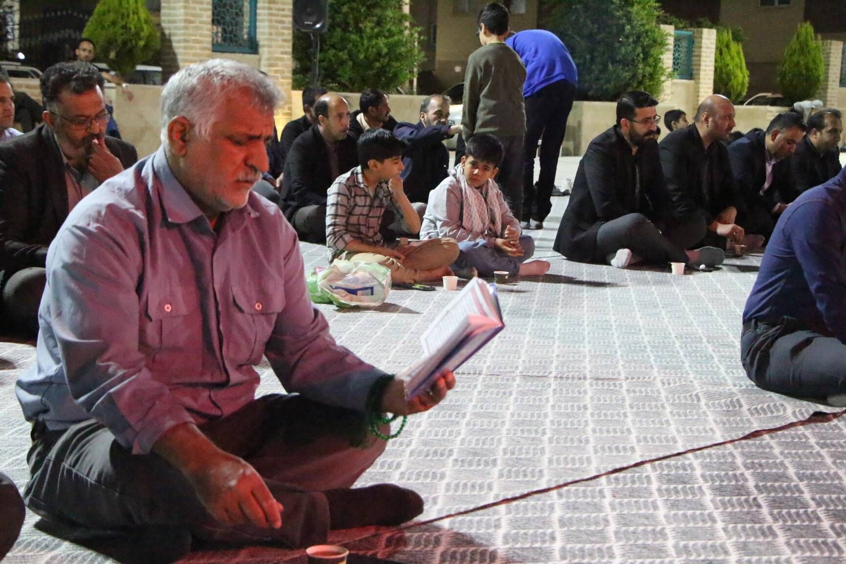 مراسم گرامیداشت شهید امیرحسین حسن‌نژاد در اکرمیه یزد