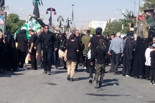 پیاده‌روی اربعین حسینی در شهرستان آباده 