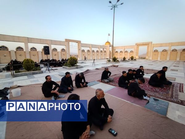 عزاداری روز دوم محرم در گلزار شهدای درق 