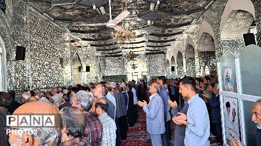 اقامه نماز باران در کاشمر
